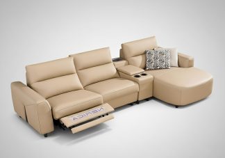 Sofa da bò nhập khẩu ZTA386