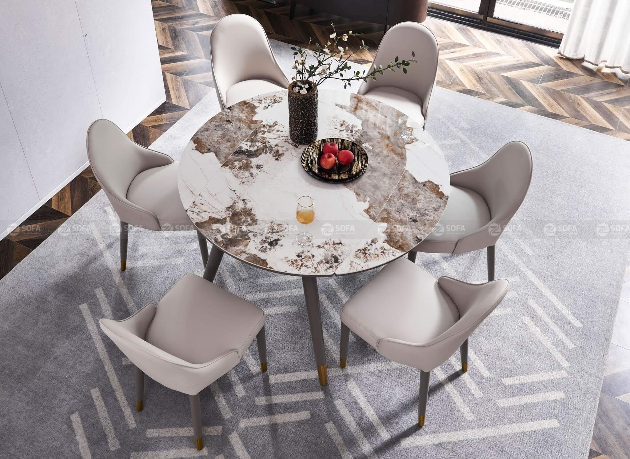 Bộ bàn ăn thương hiệu zSofa, chọn mua ở HCM