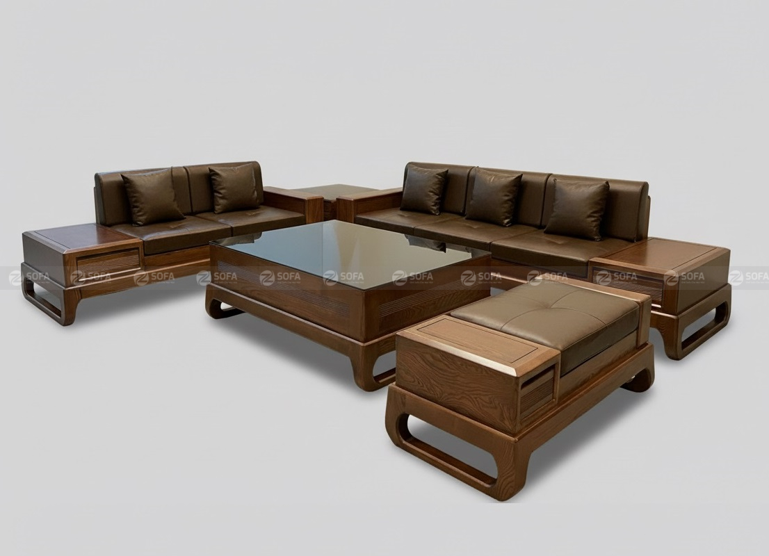 Ghế Sofa Gỗ Sồi Nga ZS278