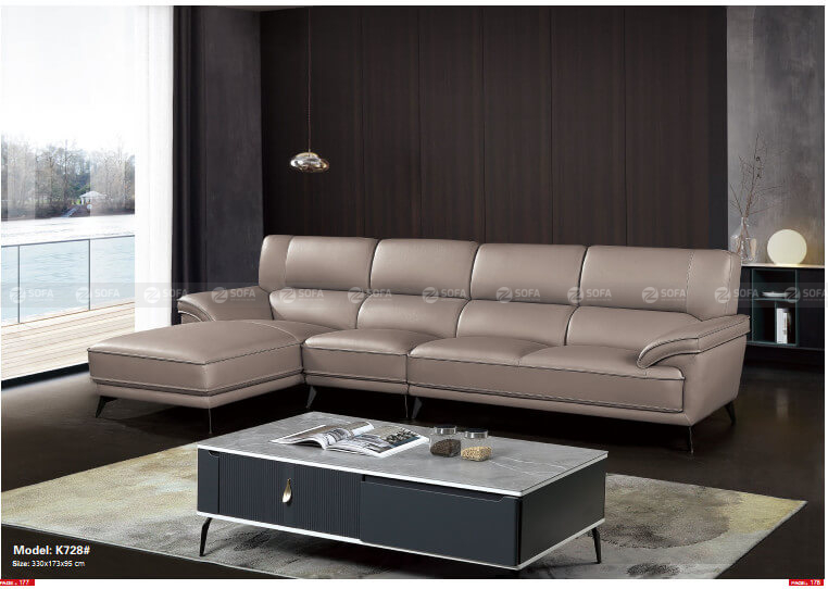 Chọn mua bộ sofa da nhà lớn sang trọng ở HCM
