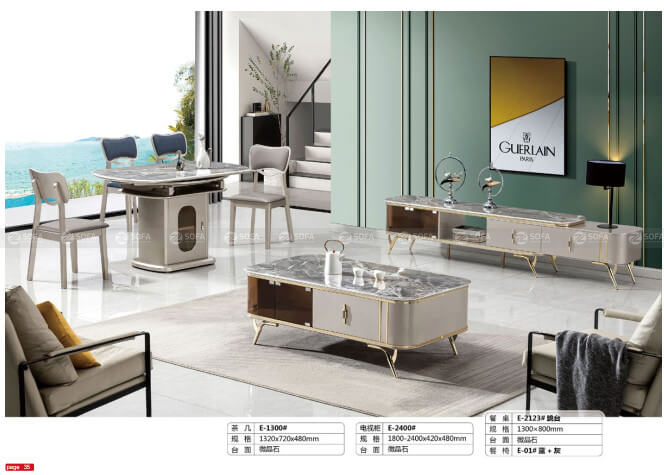 Bộ bàn sofa đẹp phòng khách nên tìm mua từ đâu?