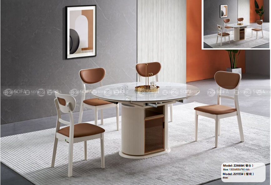 Chọn mua bộ bàn ăn xuất khẩu cao cấp từ zSofa