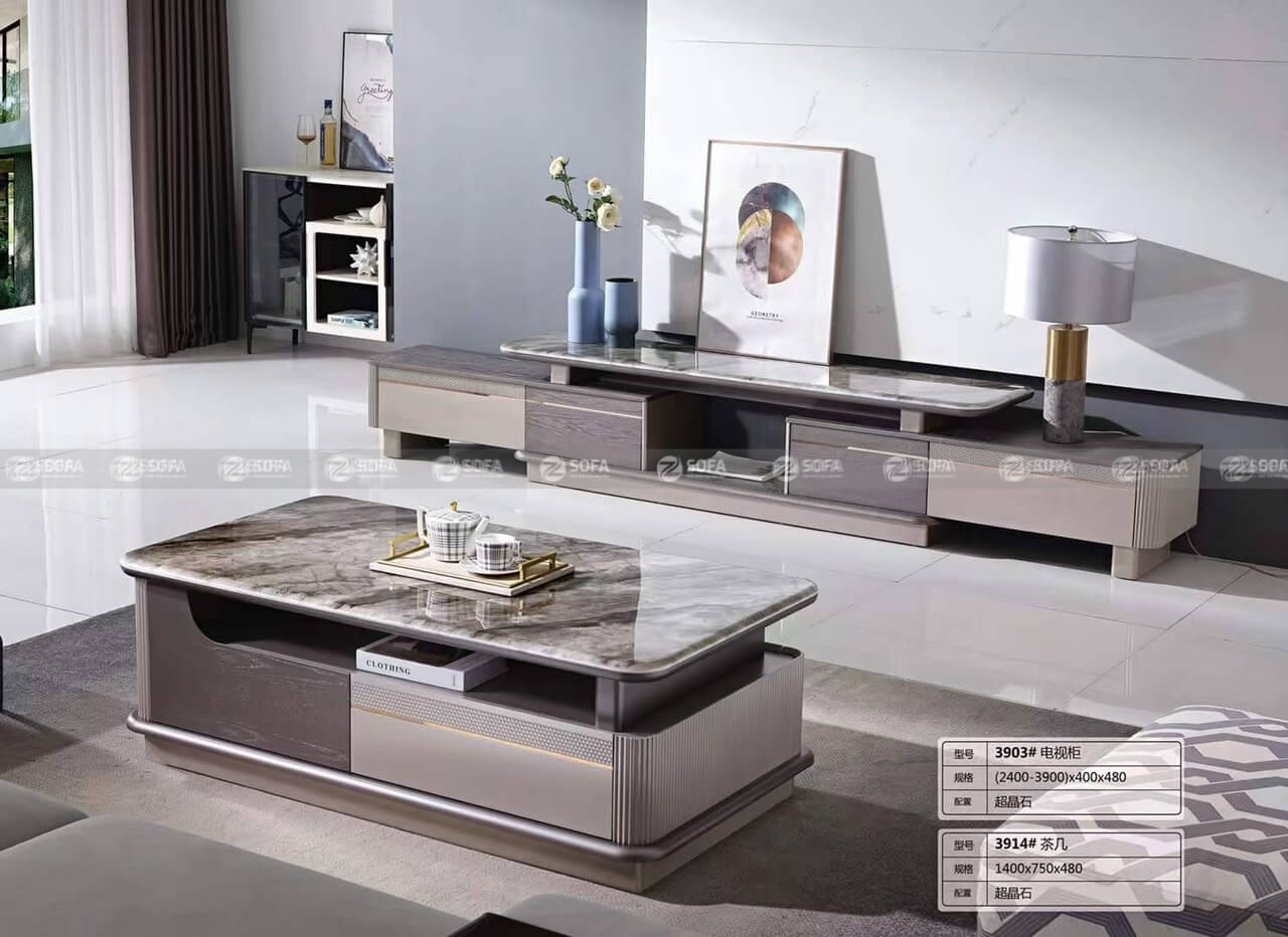 Bộ bàn trà dành đặt ở phòng khách, mua từ đâu?