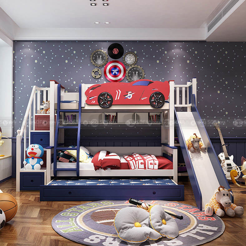 Tìm mua bộ giường trẻ em kiểu tầng từ doanh nghiệp uy tín