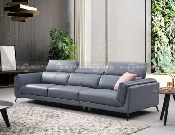 Chọn mua bộ sofa da kiểu băng dài tốt cho gia đình
