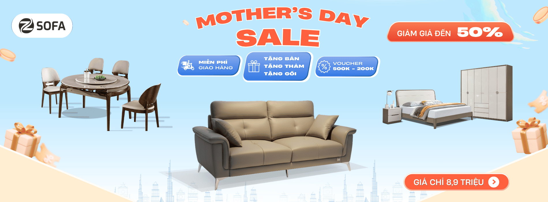 khuyen mai sofa 