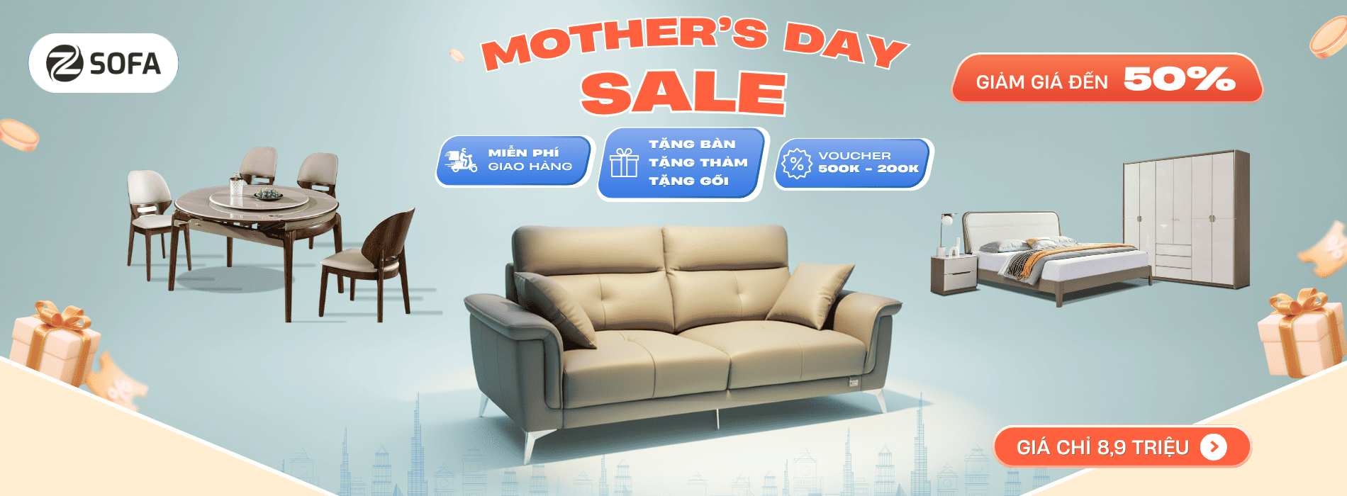 khuyen mai sofa 