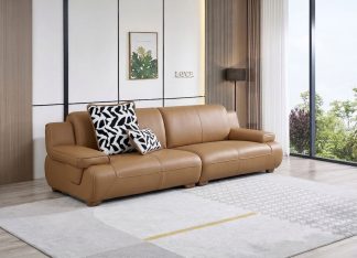 Sofa da bò thật ZTA497