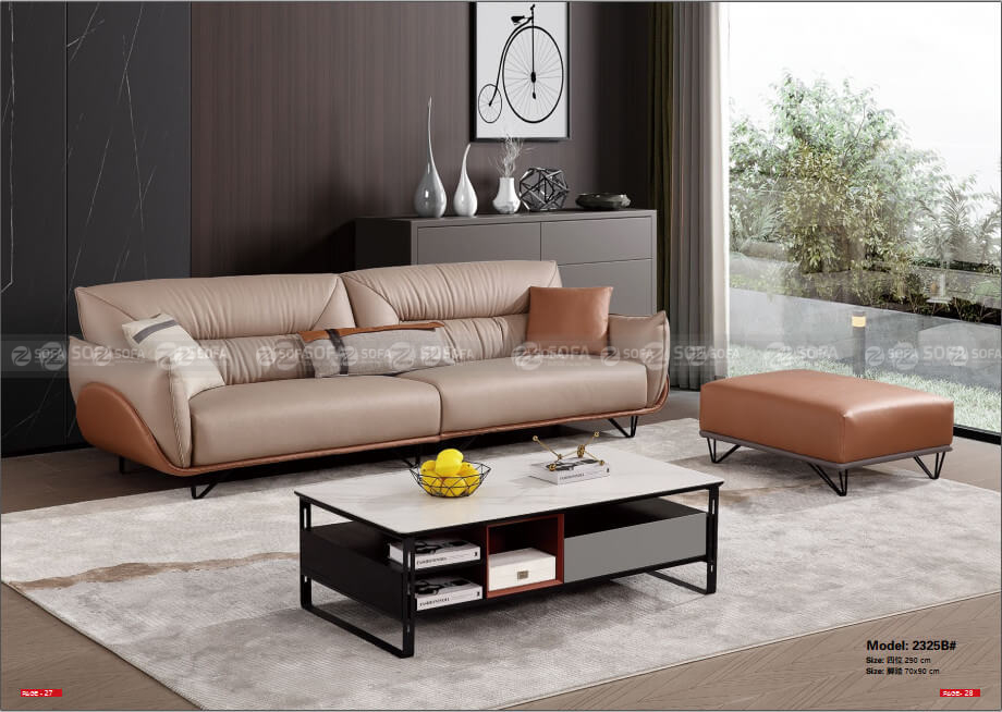 Bộ ghế sofa băng phòng tiếp khách cho gia đình