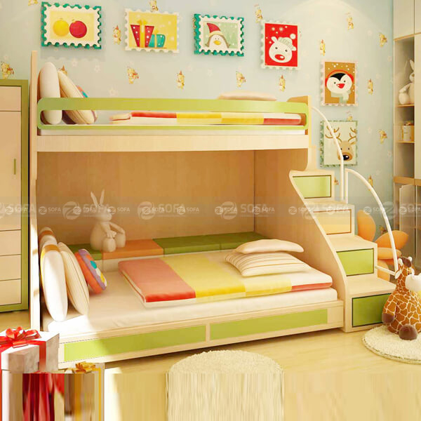 Bộ giường tầng cho bé ngủ ngon, chọn mua từ đâu?