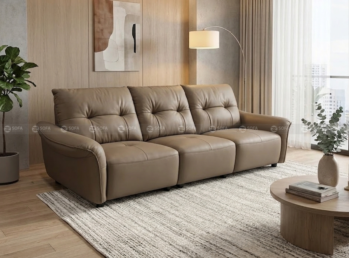 Sofa da bò hiện đại ZLD119