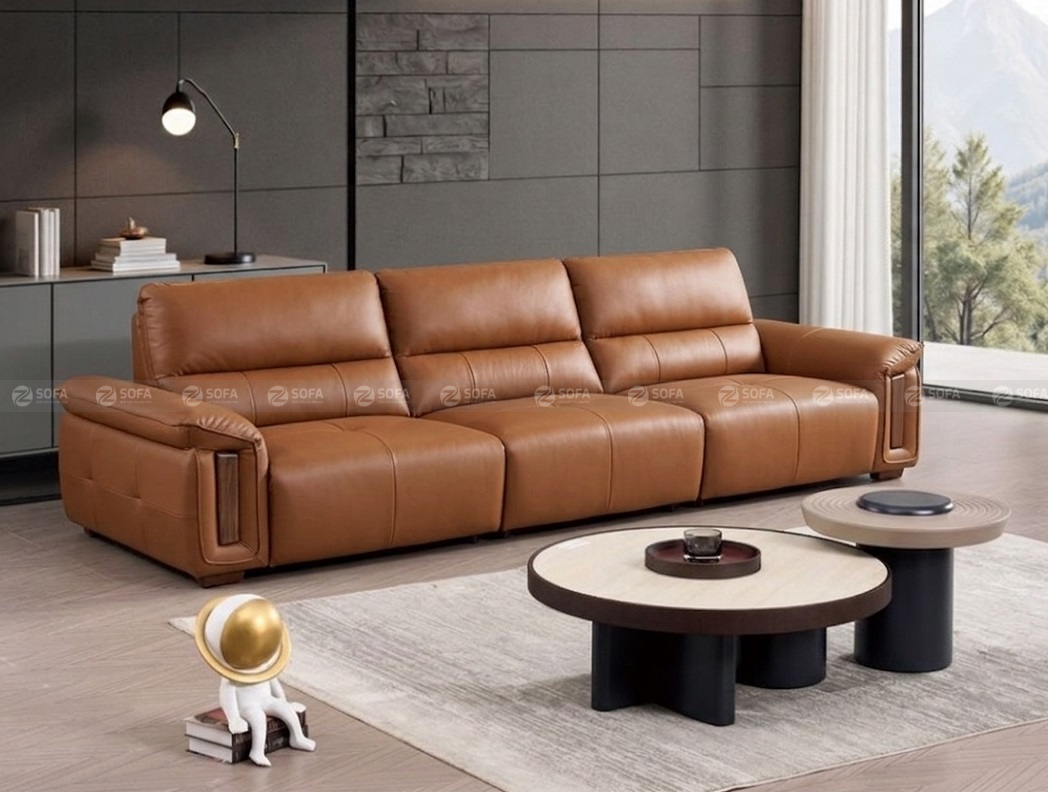 Sofa da bò hiện đại ZLD118